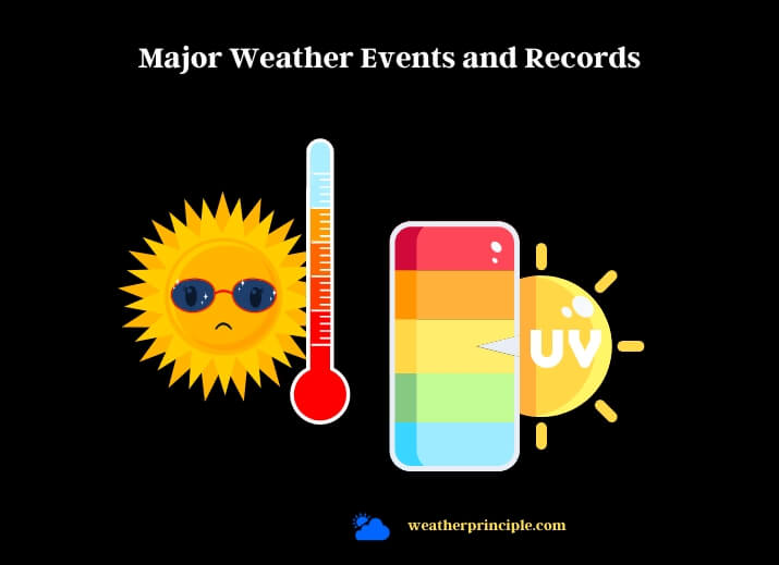 major weather events and records