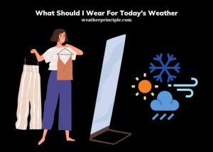 what should i wear for today's weather